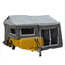 petite remorque de camping d&#39;atv avec la tente portative de remorque de camping